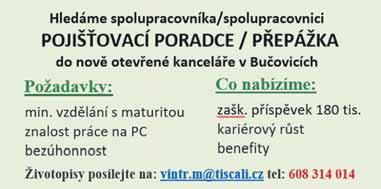 č 6142 / 23 říjen 2017 wwwinzertexprescz Strana 23 1870445 1870449 Restaurace Akát v městské části Bystrc přijme do našeho provozu na tyto pracovní pozice: šéfkuchař na HPP, pizzař HPP,