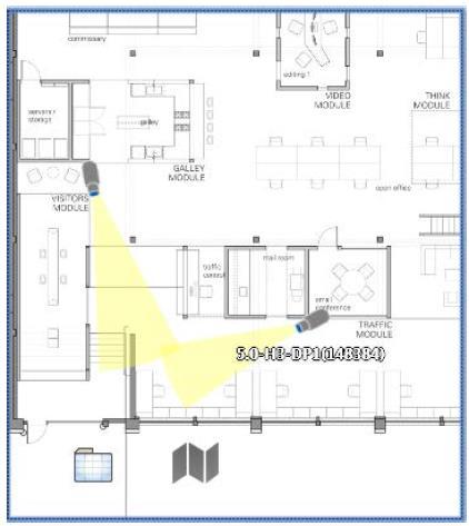 Použití map Mapy můžete otevřít v kterémkoliv zobrazovacím panelu a ty pak využít k otevření videa nebo poplachů. 1.