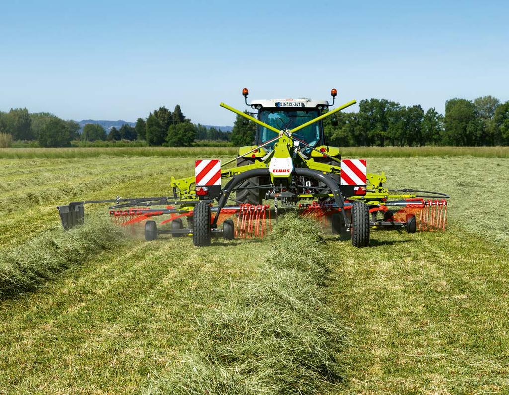 Navíc je možné přizpůsobit rychlost zdvihu, resp. spuštění hydraulickému systému traktoru.