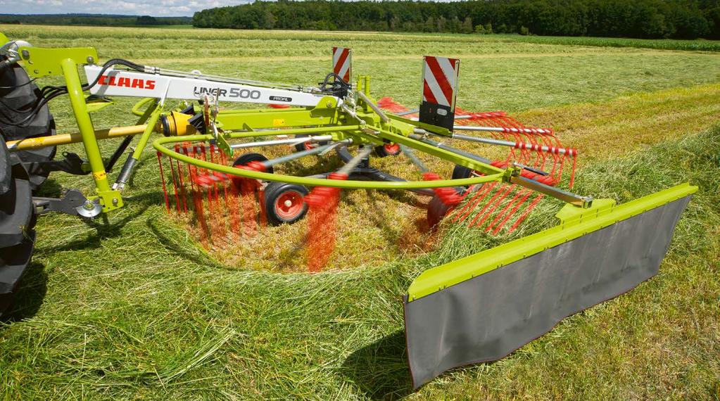 Samostatně spolehlivý. Jeden rotor s vysokým výkonem. LINER 500 PROFIL Vyrovnáno.