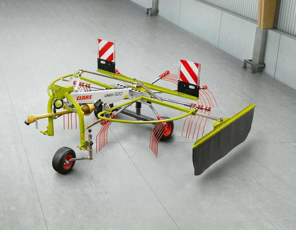Modely LINER 370 a 320 jsou ve standardu vybaveny jednoduchou nápravou. Volitelně je také k dispozici tandemová náprava.