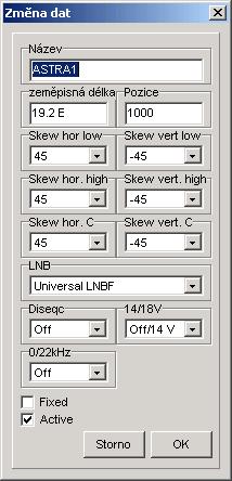 satelity již obsahující kanály (satelity již obsahující kanály).