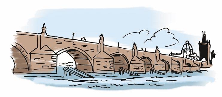 Diktáty trochu jinak Procházka starou Prahou 2 Všichni znáte pražský Karlův most, dříve nazývaný Kamenný. Asi také víte, že zhruba na jeho místě stával kdysi most Juditin.