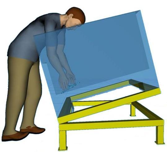 Obr. 21 3D model návrhu podstavce pod paletu Na Obr.