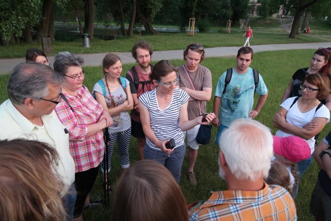 Poznávání přírody Hodkovičky Lesopark Hodkovičky, Praha netopýří infostánek, úkoly