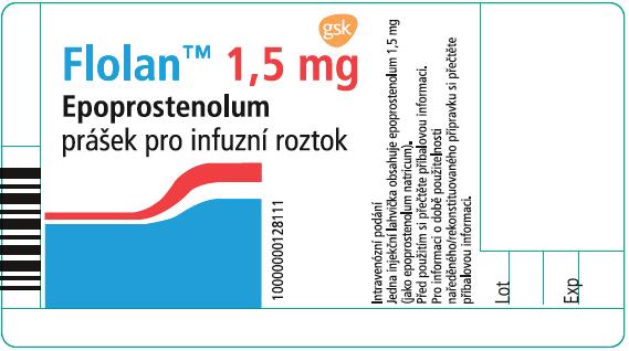 Flolan 1,5 mg stávající verze vizuál polepky