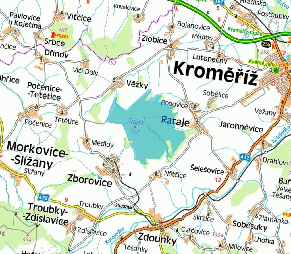 1. Základní údaje o zvláště chráněném území 1.1 Základní identifikační údaje Název ZCHÚ: Kategorie ochrany: Troják přírodní památka 1.