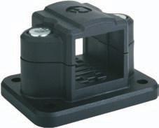 K0480 Čelní svorka, plast 72 30 44,5 54 M8x16 6,5 80 60 49 42 8 40 Odpovídající redukční pouzdra K0491 47 60 Termoplast, černý.