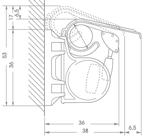 Tuhost a pevnost zajišťuje osvědčená konstrukce s dvěma nosnými jackly 40x40 mm nad sebou, Al profily konstrukce jsou extrudované z pevnostních Al slitin, držáky a ostatní komponenty jsou vyráběny