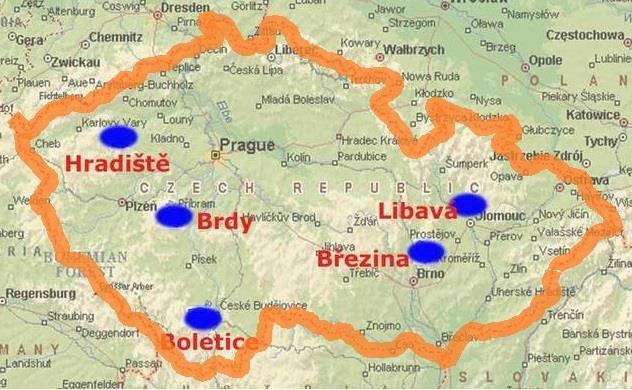 Luboměř pod Strážnou Vojenský újezd