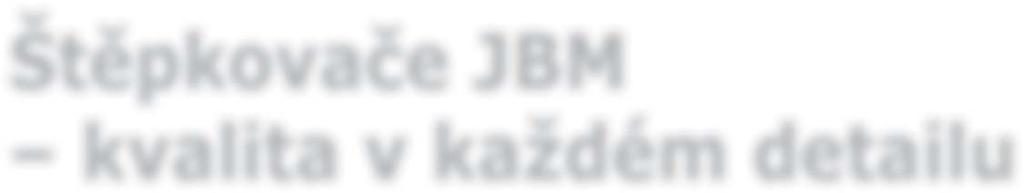 Mimo výrobu štěpkovačů se výrobce JBM zabývá i výrobou profesionálních pařezových fréz a jiných pomocníků pro lesní hospodářství.