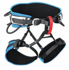 * úvazky C5060 šedá C5064 azurová GARNET Univerzální úvazek s nastavitelnými nohavičkami. Perfektní volba pro lezce, kteří chtějí jeden úvazek pro všechny lezecké a horské aktivity.