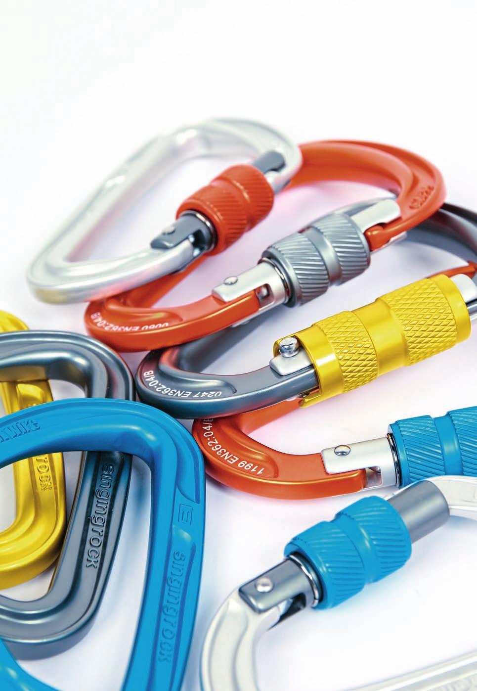 karabiny KEYLOCK pro snadnou manipulaci Jednoduchý a geniální systém západky,