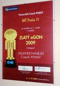 TÉMA Získali jsme zlatý egon v Czech pointu ZAČÁTKEM MĚSÍCE ŘÍJNA SE V BRNĚ USKUTEČNILA KONFERENCE O ELEKTRONIZACI VE- ŘEJNÉ SPRÁVY S NÁZVEM EGOVERNMENT.