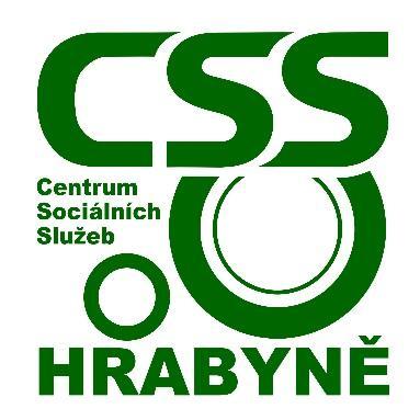 Centrum sociálních služeb Hrabyně 747 67, Hrabyně 3/202 IČ: 70630551 Tel.: 553 607 800, 724 149 070 Fax: 553 775 071 Email: info@csshrabyne.