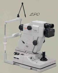 Obr. 2: Fundus kamera CANON CF-60 UVi[21] 2.2. Vlastnosti barevných fotografií sítnice z digitální fundus kamery Na Obr.