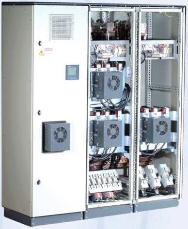 Řešení s centrální kompenzací Trafo 22kV/400V-1MVA Hlavní rozvaděč 400/230V