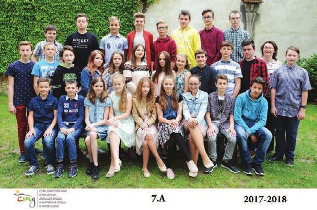 Studenti ve školním roce 2017/2018 SEDMICKA ˇ Mgr.