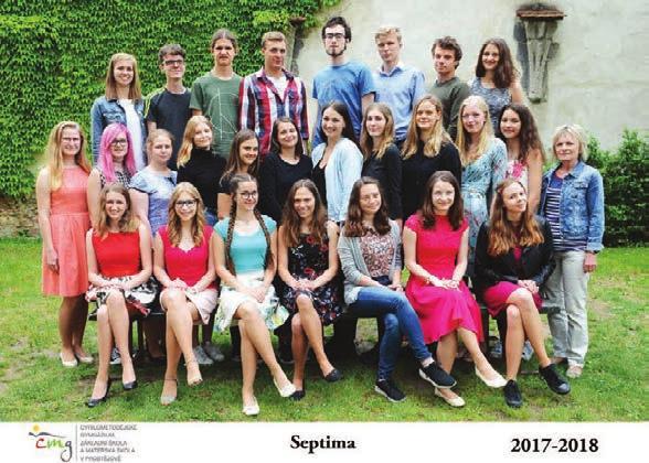 Studenti ve školním roce 2017/2018 SEPTIMA Mgr.
