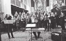 Projekty realizované CMG 17. prosince v kostele Povýšení sv. Kříže. Konzervatoř z Olomouce předvedla písně z Taizé, Otčenáš M. Luthera a J. A. Komenského, píseň We Arethe World M. Jacksona a píseň L.