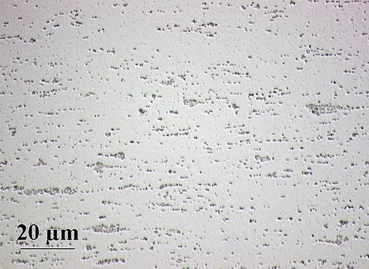 šířky 100 µm, střední zrna o velikosti 50