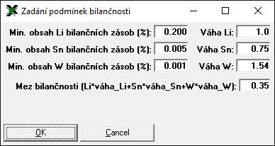 WP4 - Prostorové modelování ložisek nerostných surovin 2.2.12. Vymezení bilančních a nebilančních oblastí v horizontálních řezech podle libovolně zadaných podmínek využitelnosti a odhady zásob.