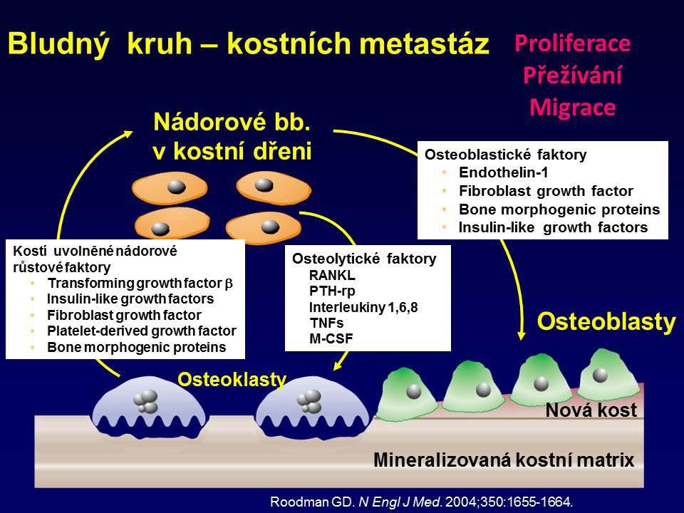 Kostní metabolizmus rý podobně jako PTH, trvale zvýšená hladina vede osteoresorbci a hyperkalcémii.
