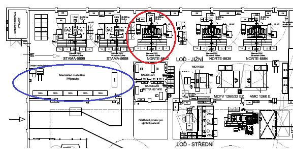UTB ve Zlíně, Fakulta managementu a ekonomiky 62 Obr. 18 Layout výrobního střediska (VOP CZ, 2013b) 9.1.2 Analýza pracoviště Kaţdé pracoviště se skládá z obráběcího stroje.