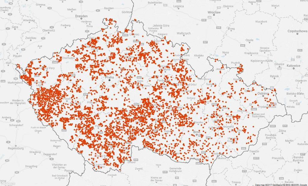 Varroáza 2017 Předjarní preventivní ošetření u všech včelstev na všech stanovištích, pokud byla zjištěna nulová extenzita u méně než 25 % stanovišť na území