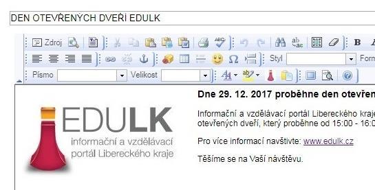 VLOŽENÍ UDÁLOSTI DO KALENDÁŘE AKCÍ V této kapitole si ukážeme, jak vložit akci do kalendáře akcí. K čemu použít KALENDÁŘ, odpověď nalezneme v příslušné kapitole.