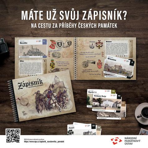 11/2018 strana 11 Zápisník návštěvníka památek (NPÚ) Národní památkový ústav vydává ke Dni české státnosti Zápisník návštěvníka památek.