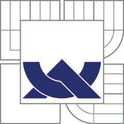 VYSOKÉ UČENÍ TECHNICKÉ V BRNĚ BRNO UNIVERSITY OF TECHNOLOGY FAKULTA ELEKTROTECHNIKY A KOMUNIKAČNÍCH TECHNOLOGIÍ ÚSTAV BIOMEDICÍNSKÉHO INŽENÝRSTVÍ FACULTY OF ELECTRICAL ENGINEERING AND COMMUNICATION