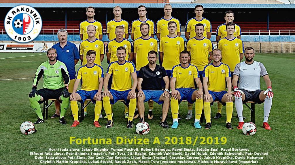 A mužstvo náš dnešní soupeř SK Rakovník Klub založen v roce 1903 Vítáme na našem stadionu ve Vokovicích hráče, funkcionáře a příznivce klubu SK Rakovník.