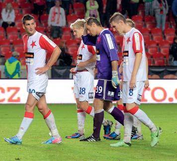 ohlédnutí SK Slavia Praha FK Teplice 0:7 (0:2) 5. kolo GL, 19. 8. 2013 Branky: 64., 79. a 87. Mahmutovič, 11. Táborský, 27. Jablonský, 72.