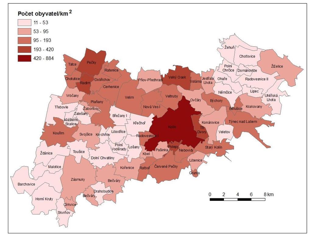 Mezi uvedenými regiony jsou výrazné rozdíly, většinou vzniklé na základě současného i minulého společenského a ekonomického vývoje.