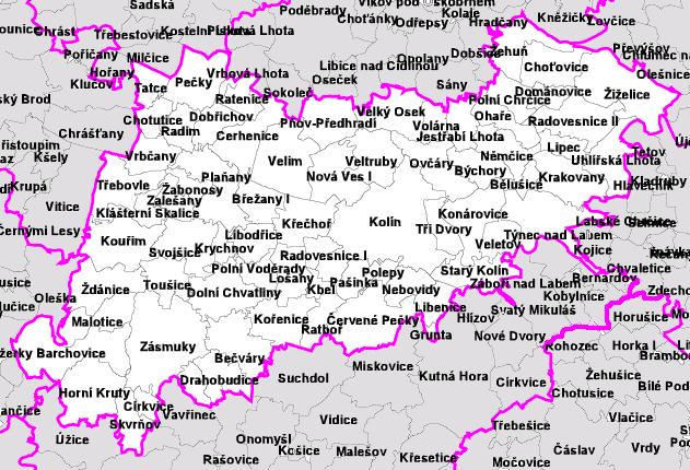 Příloha 1: Mapa správního obvodu obce s