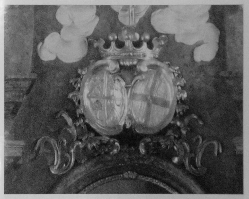 Obr. 5 Alianční erb J. J. L. della Rovere a M. A. z Rottalu, kostel sv.