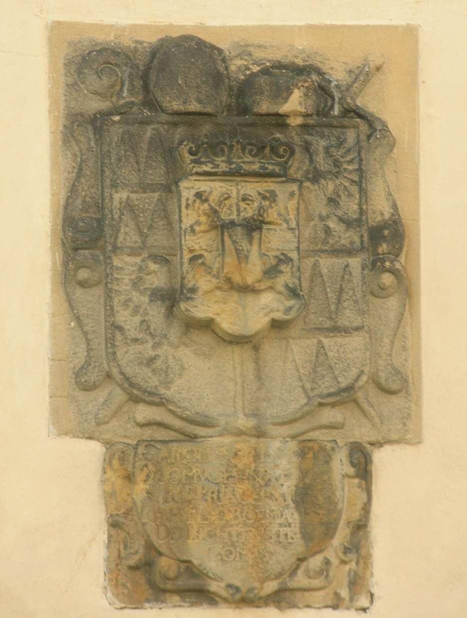 Obr. 62 Erbovní deska Karla II.