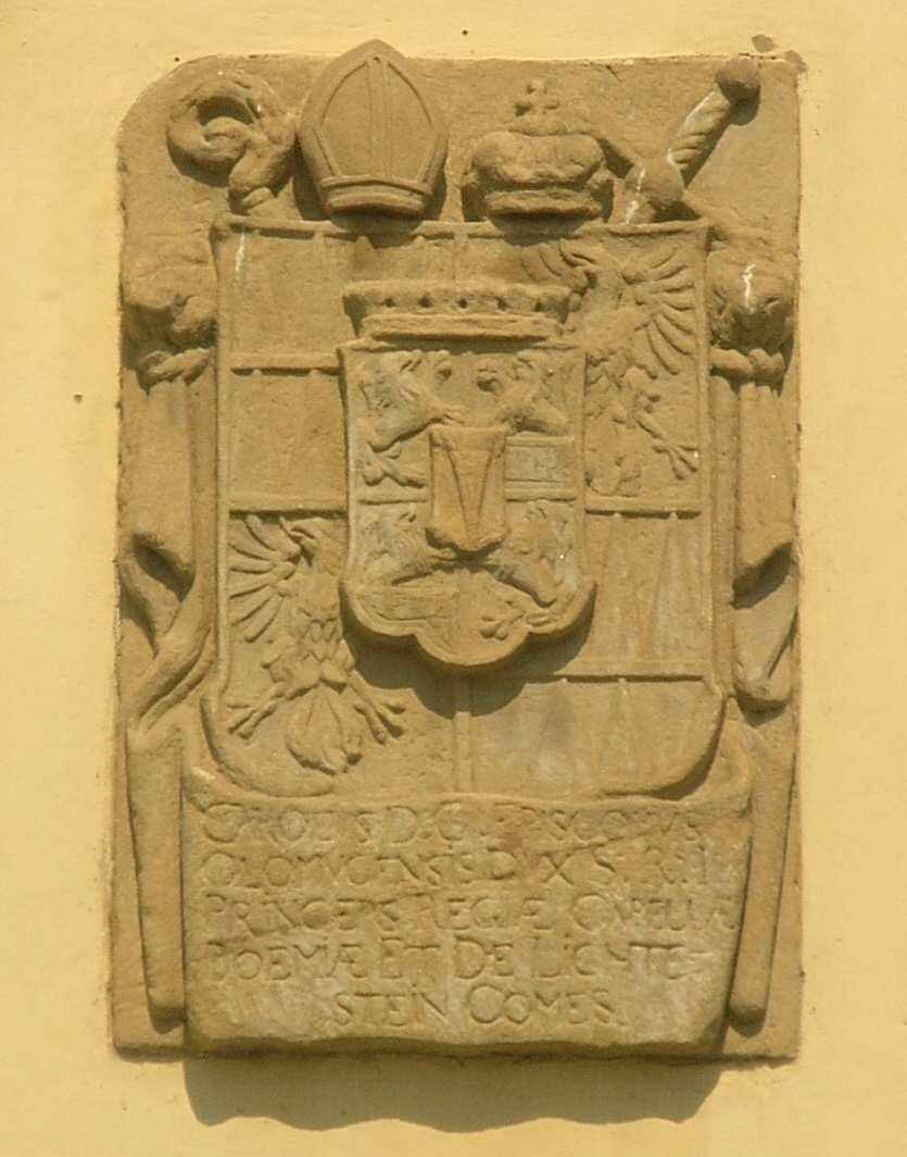 Obr. 85 Znaková deska biskupa Karla II.