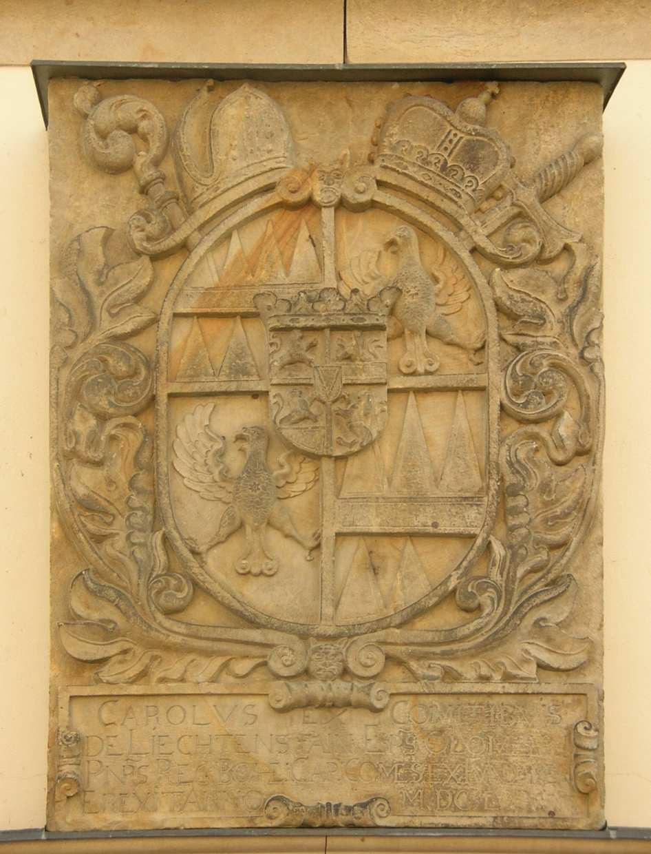 Obr. 127 Znaková deska Karla II.