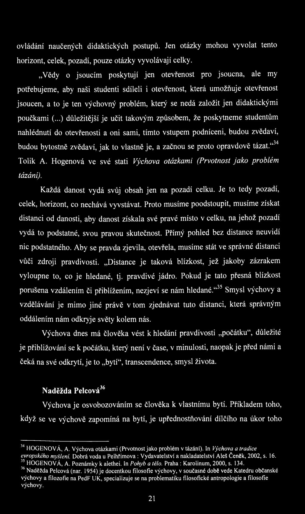 jen didaktickými poučkami (.