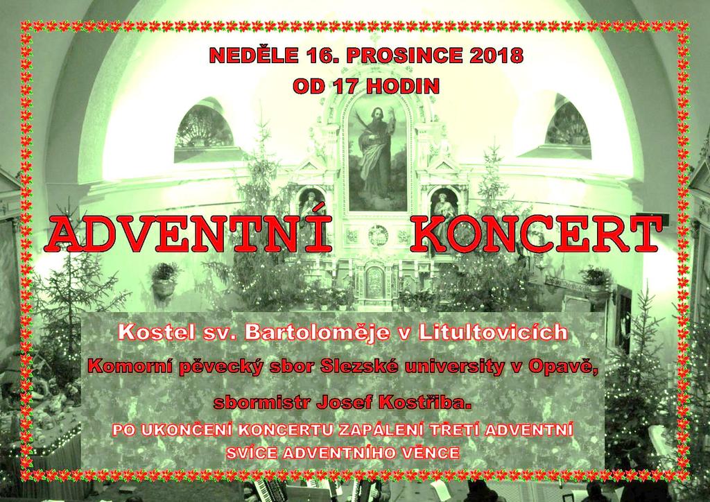uskuteční v neděli 23. 12.