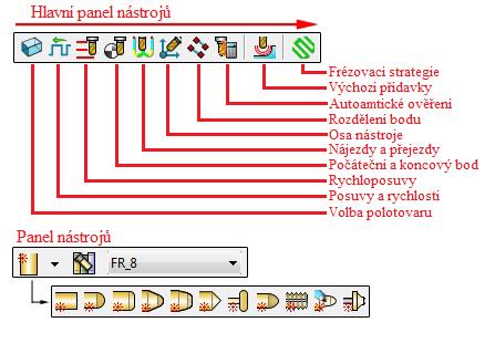 FSI VUT DIPLOMOVÁ PRÁCE List 65 Návrh frézovacích strategií je započat otevřením nového projektu a importem modelu CAD součásti ve formátu STEP.