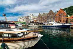 Zájezd obsahuje dvě památky UNESCO: norské fjordy včetně vyhlídkové plavby po nejznámějším z nich Geirangerfjordu a malebné královské město Bergen s dřevěnými domy Bryggen na nábřeží.