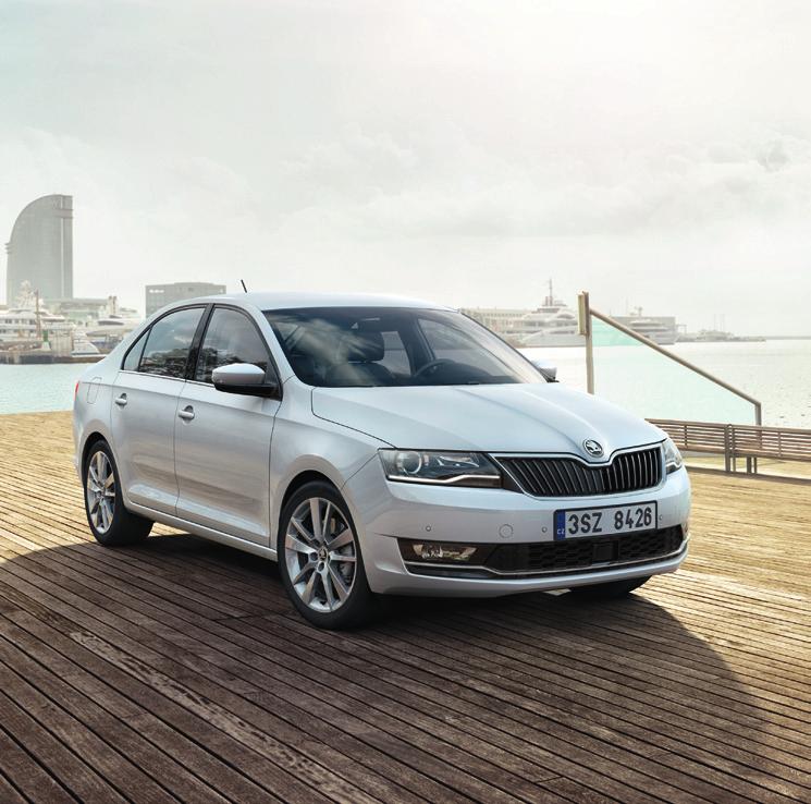 INZERCE TEĎ NA TO MÁTE ŠKODA RAPID *ilustrační foto Kombinovaná spotřeba a emise CO 2 vozu ŠKODA RAPID: 4,0 4,9 l/100 km, 103 115 g/km Nabídka, které propadne každý V jednoduchosti je krása.