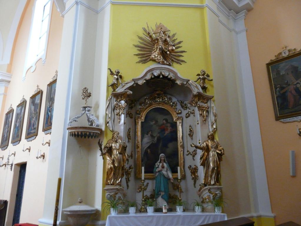 Jiří, boční kaple Panny Marie 53 Jan Kammereit, Sochy sv.