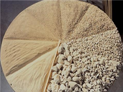 Kamenivo - výběr druh zrnitost maximální velikost zrna obsah jemných částic tvar