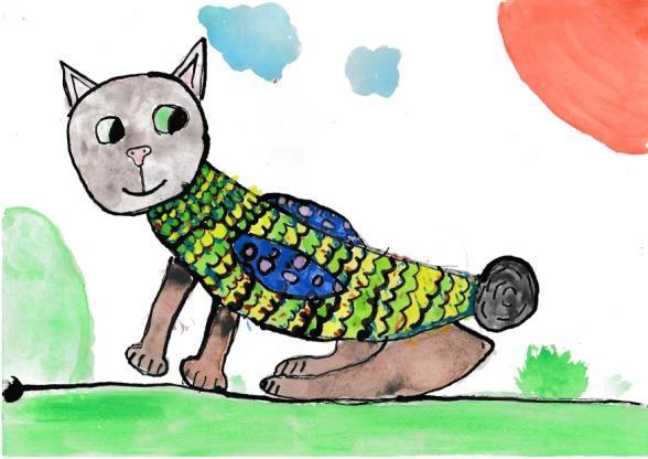 Viktorie Adámková It has got a rabbit s head. It has got a cow s body.