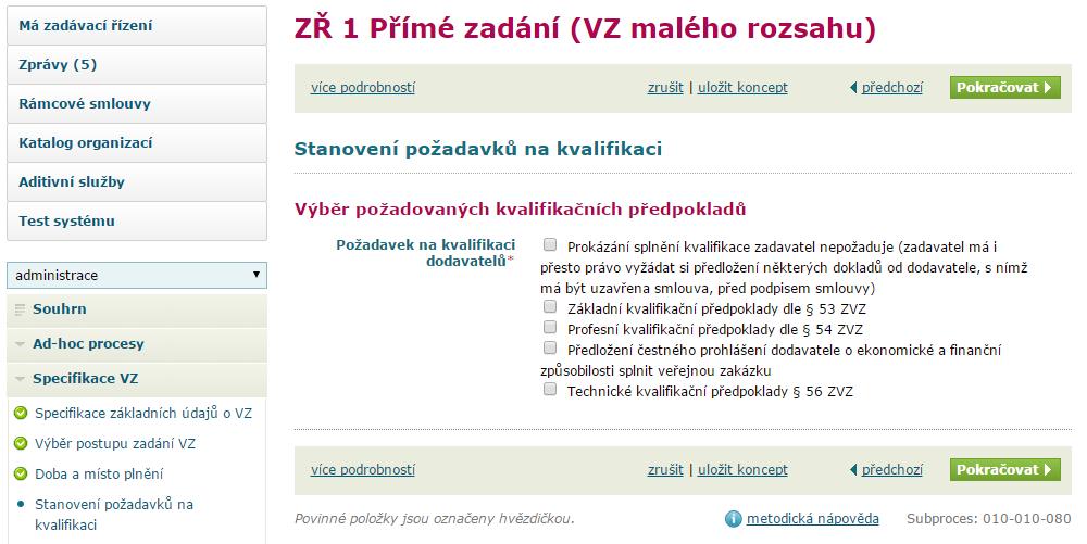 Vybraná adresa se zobrazí na obrazovce.