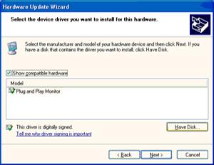 - Jestliže se objeví hlášení 'neprošlo testováním na logo Windows pro overení kompatibility se systémem Windows XP', klepnete na